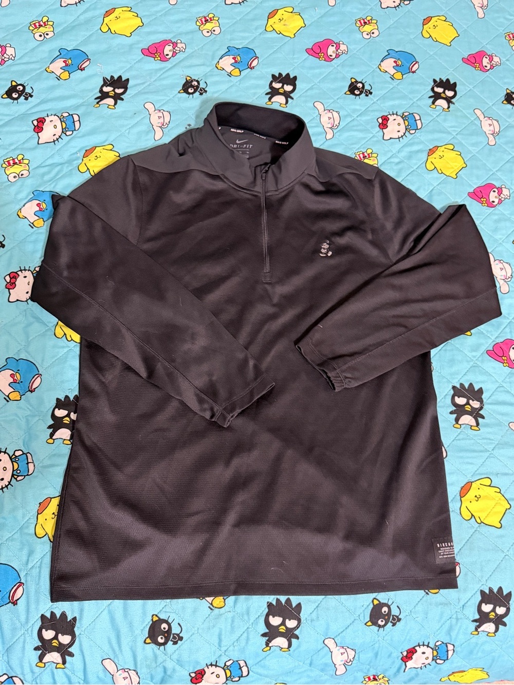 Nike Black Half-Zip Long Sleeve Pullover